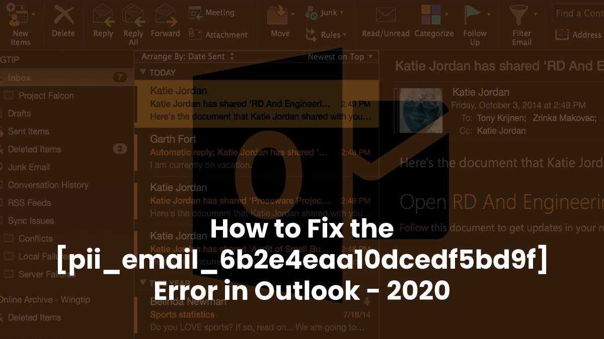 How To Fix Outlook [pii_email_95fb429ddab3b9357c9f] Error Code