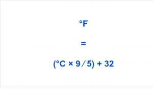 C TO F