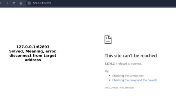 127.0.0.1_62893 Solved, Meaning, How to Fix Error_